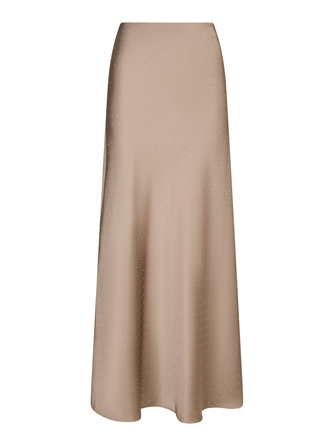 Neo Noir - Viso Heavy Sateen Bedaz Skirt - Dark Taupe