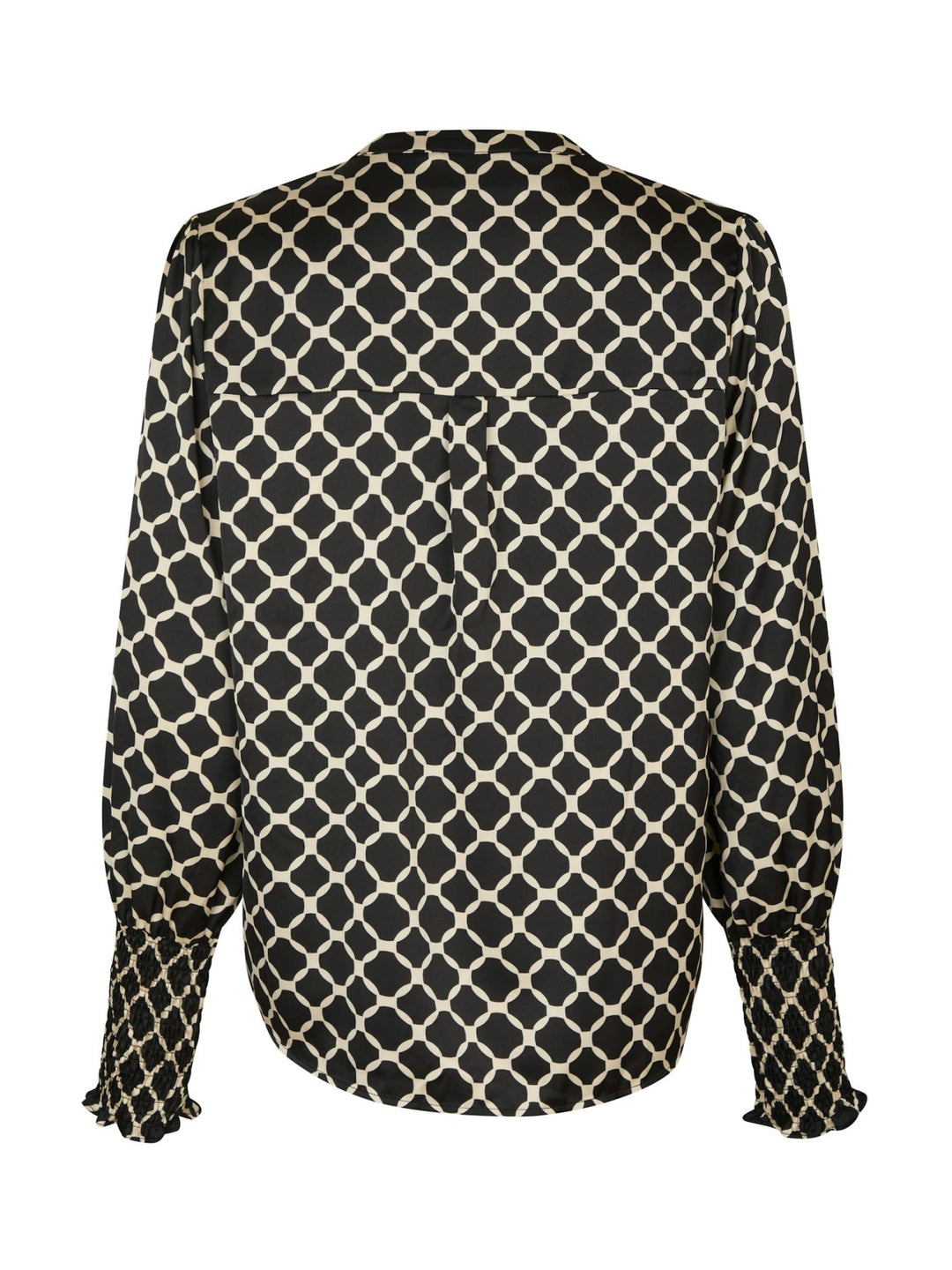 Neo Noir - Landa Tile Print Blouse - Black