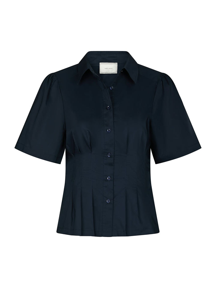 Neo Noir - Balara Poplin Shirt - Navy