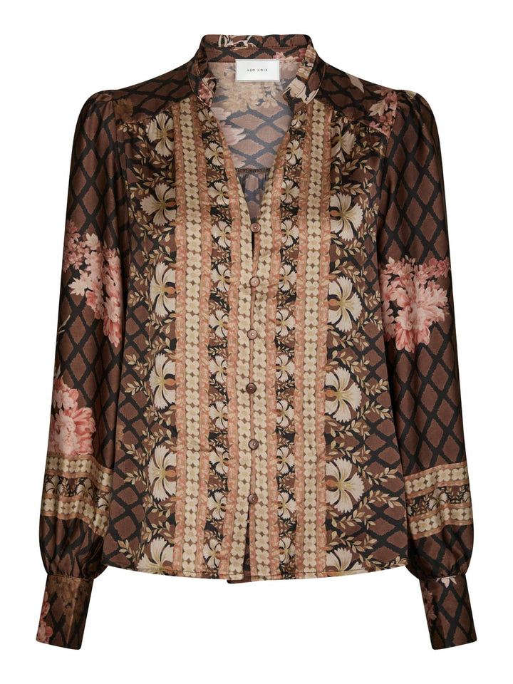 Neo Noir - Massima Botanical Border Blouse