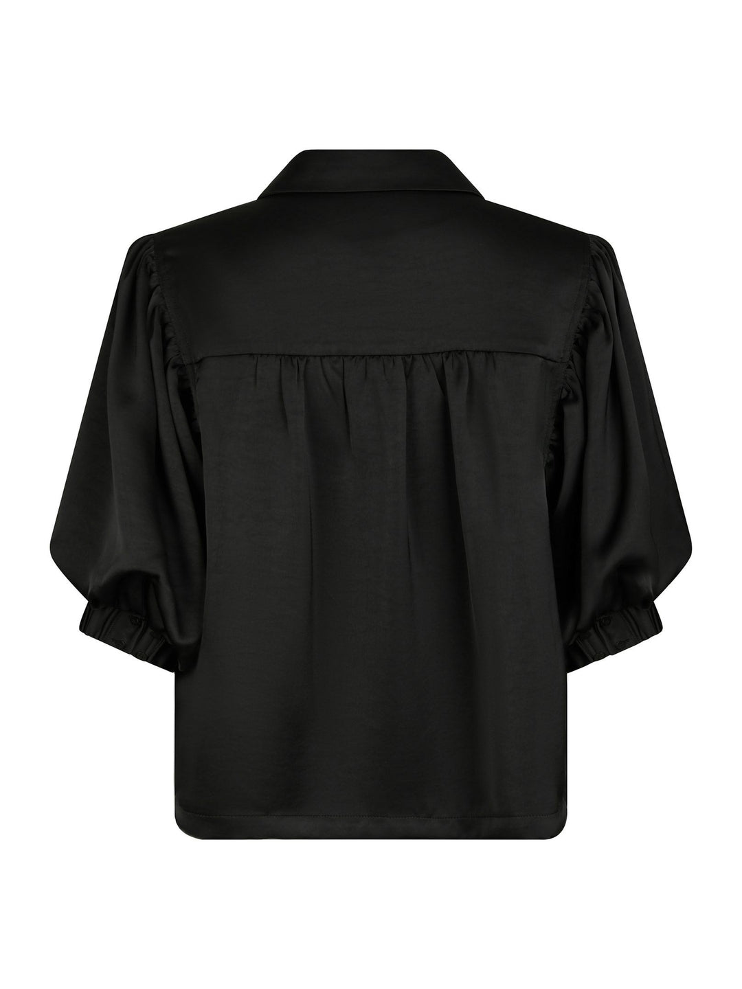 Neo Noir - Etta Heavy Sateen Shirt - Black