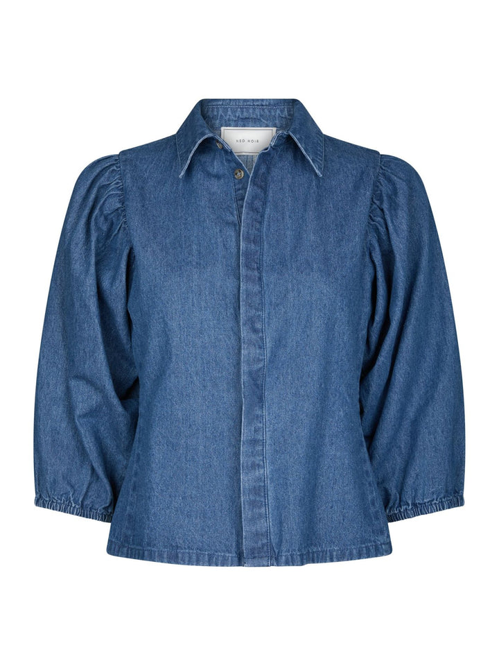 Neo Noir - Wandana Denim Blouse