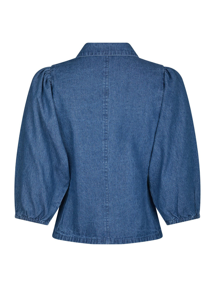 Neo Noir - Wandana Denim Blouse