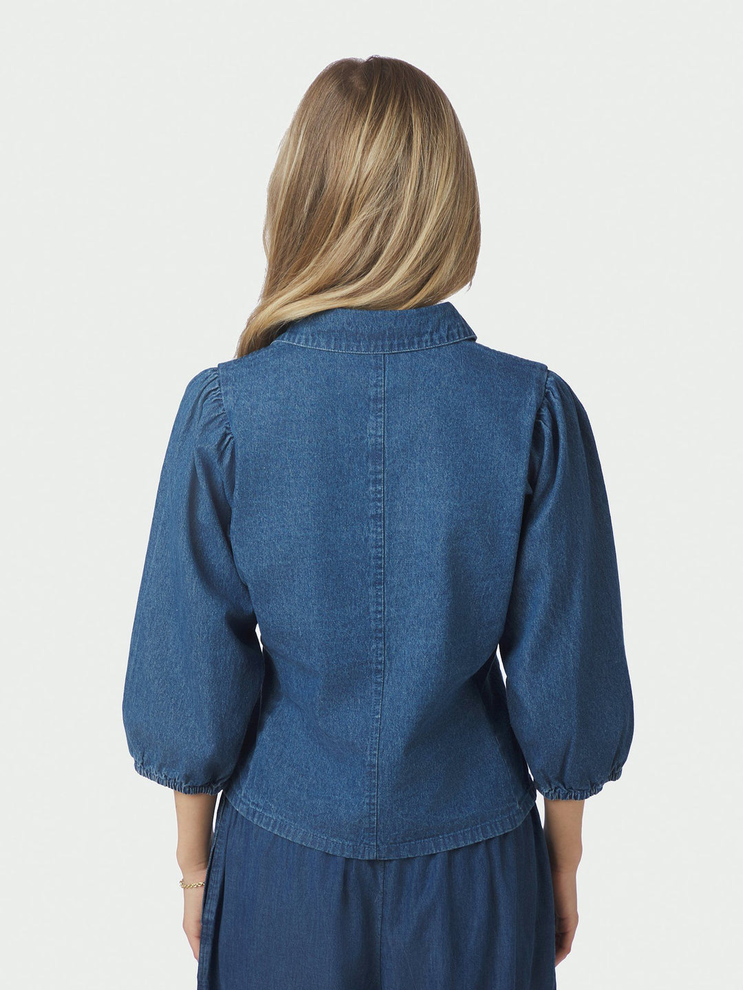 Neo Noir - Wandana Denim Blouse