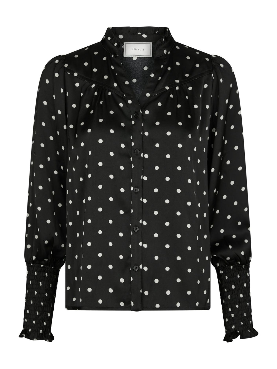 Neo Noir - Camisa Dot Blouse - Black