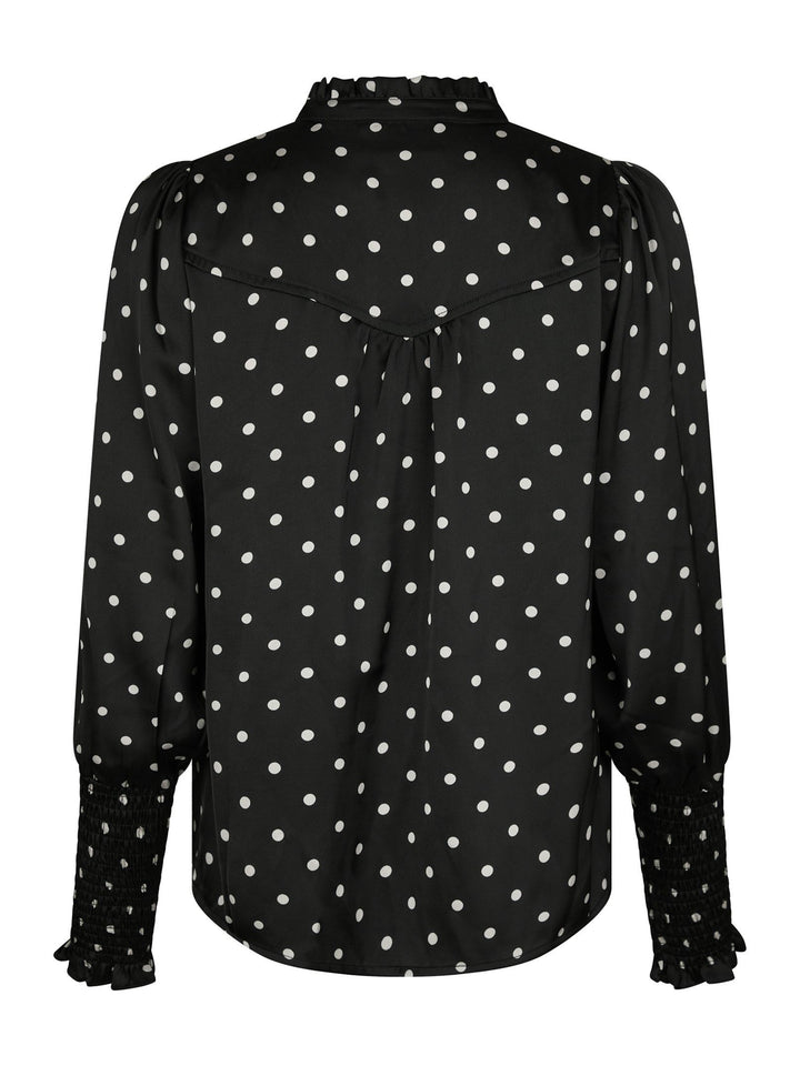 Neo Noir - Camisa Dot Blouse - Black