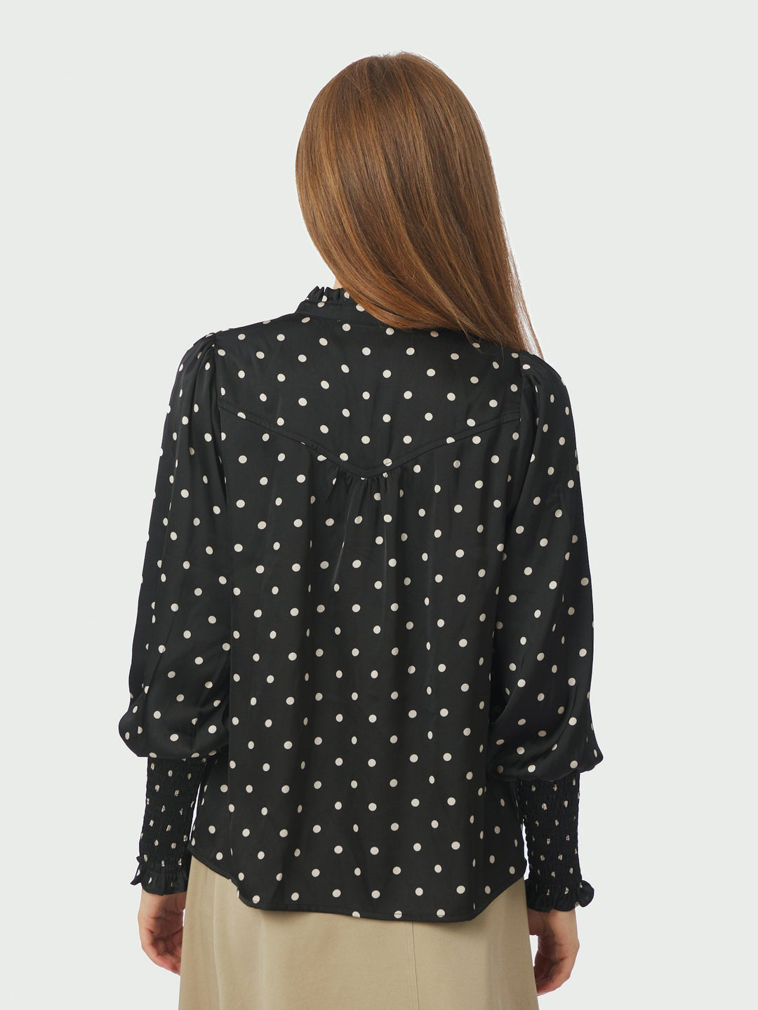 Neo Noir - Camisa Dot Blouse - Black