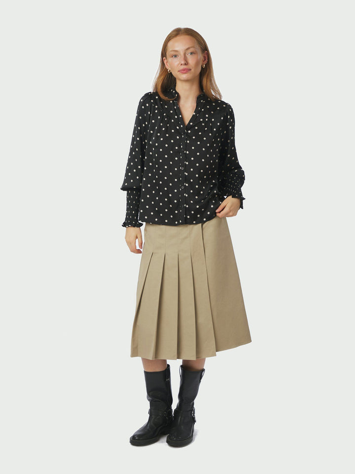 Neo Noir - Camisa Dot Blouse - Black