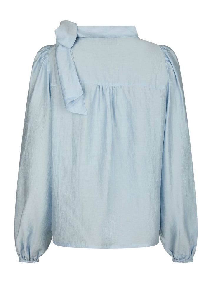 Neo Noir - Selene Crisp Blouse - Light Blue