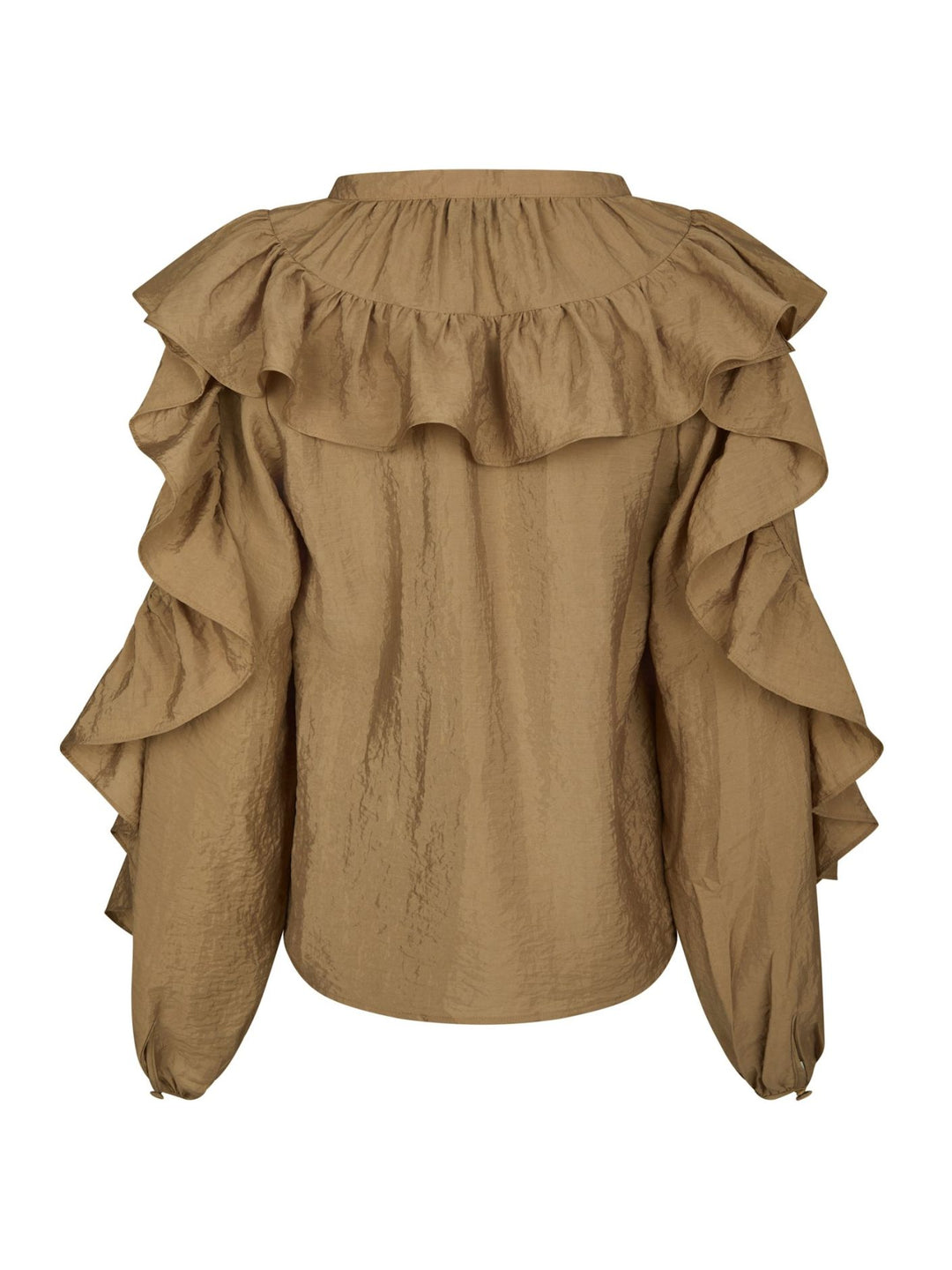 Neo Noir - Nula Flounce Crips Blouse