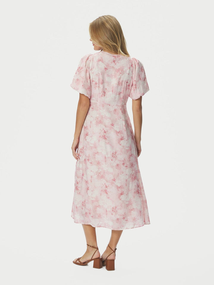 Neo Noir - Illana Floral Fusion Dress - Rose