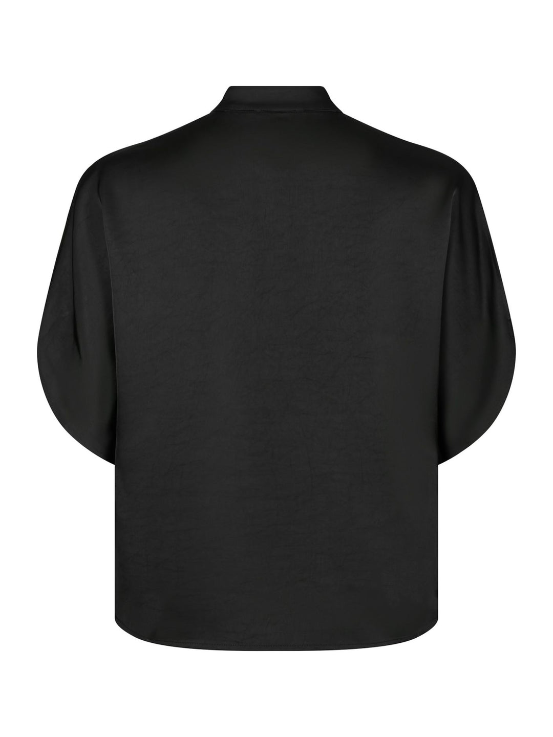 Neo Noir - Anelle Heavy Sateen Blouse - Black