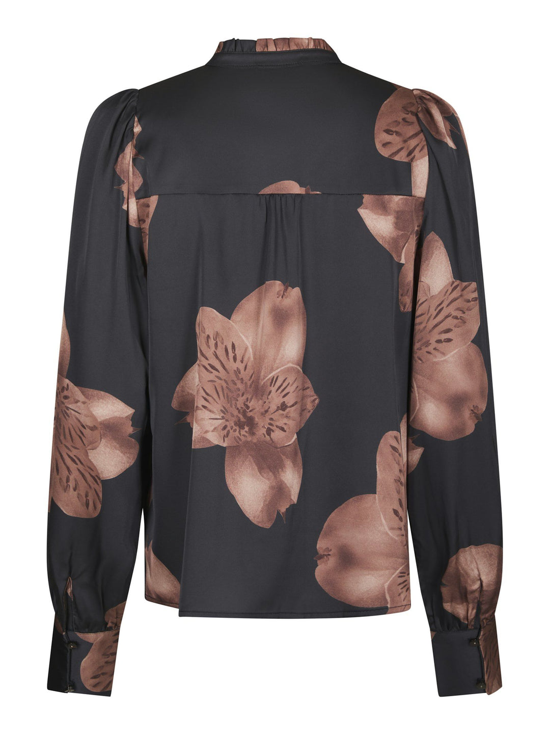 Neo Noir - Massima Misty Orchid Blouse - Midnight Blue