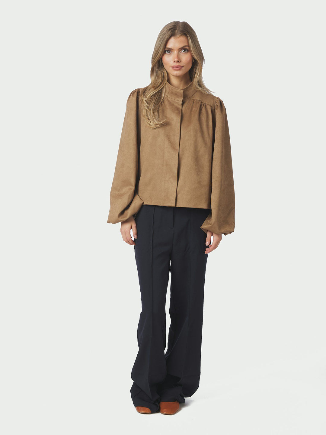 Neo Noir - Tirsa Faux Suede Jacket