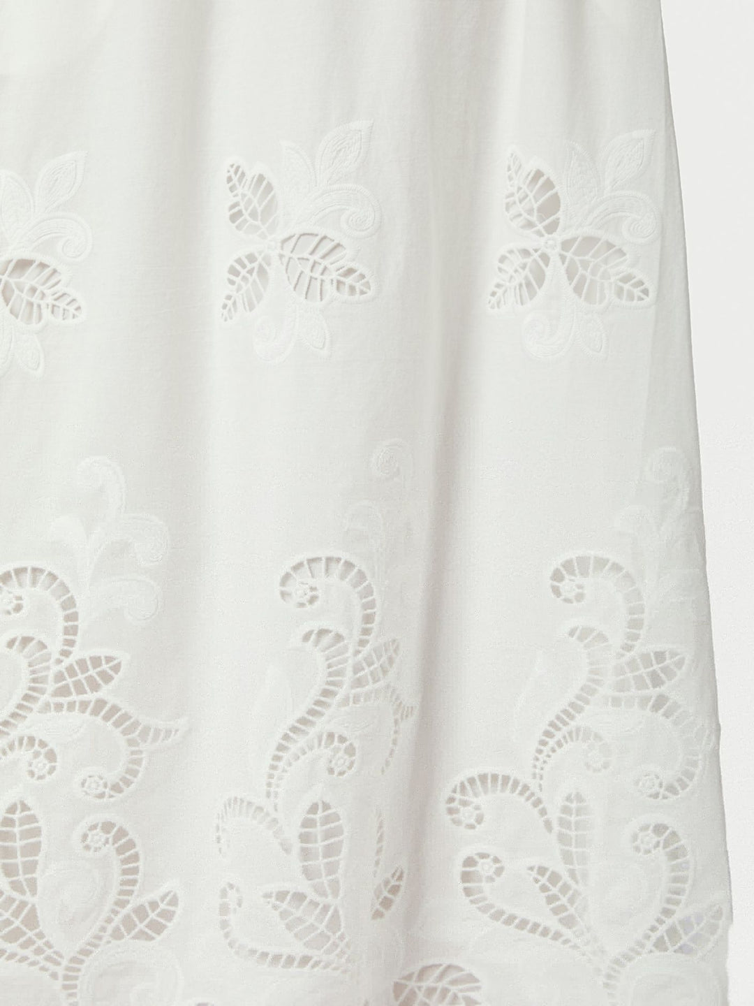 Neo Noir - Yara Long Emb Skirt - White