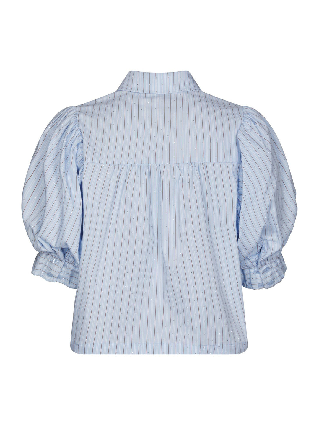 Neo Noir - Etta Striped Stone Shirt - Light Blue