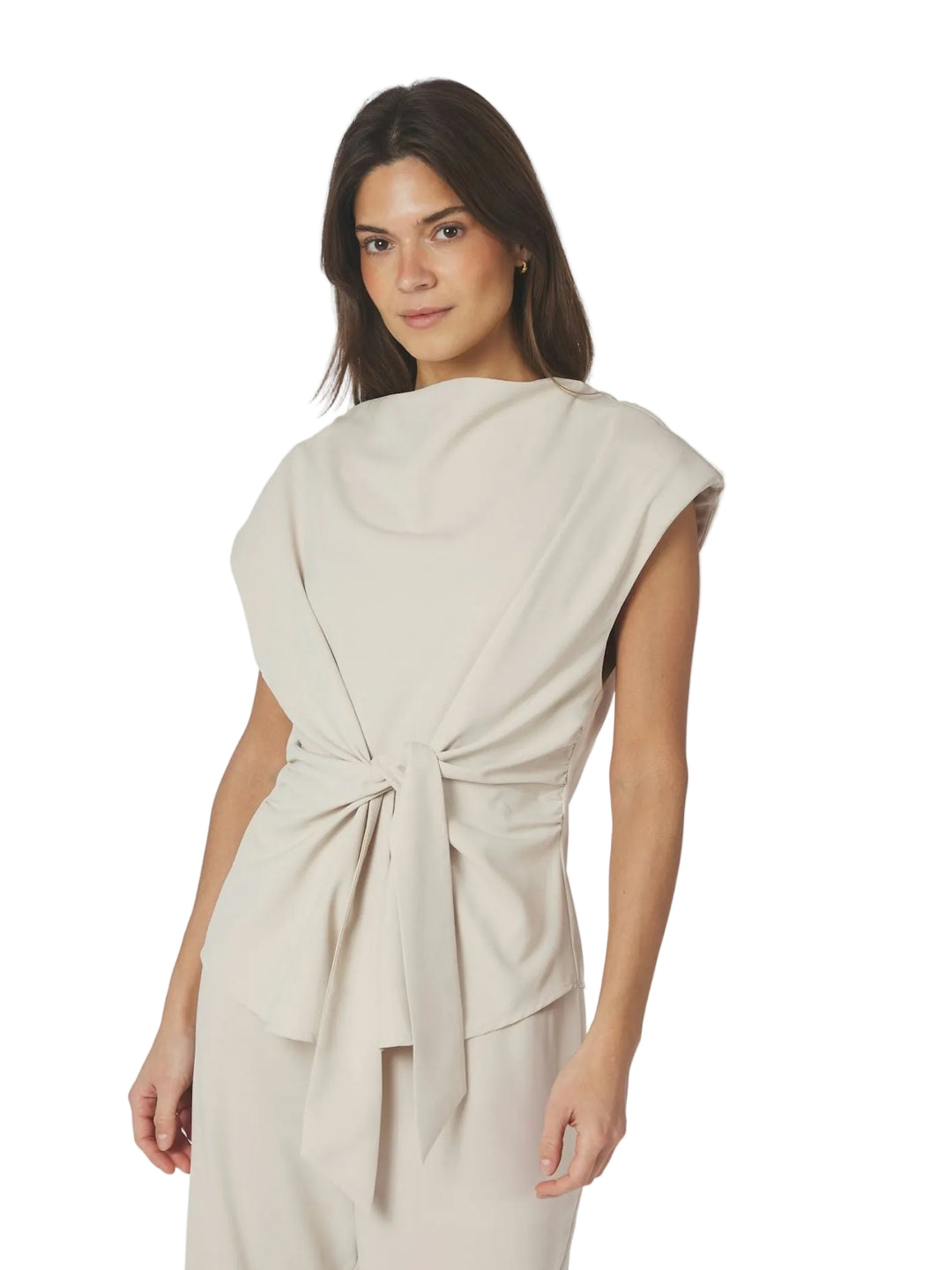 Neo Noir - Katarim Crepe Top - Ivory