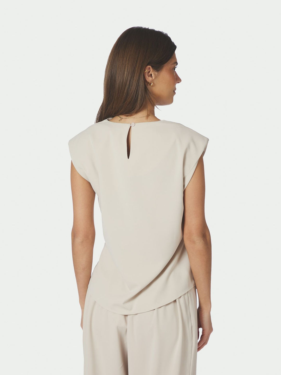 Neo Noir - Katarim Crepe Top - Ivory