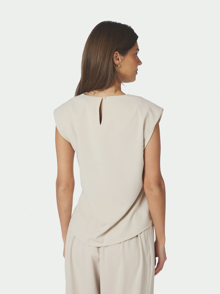 Neo Noir - Katarim Crepe Top - Ivory
