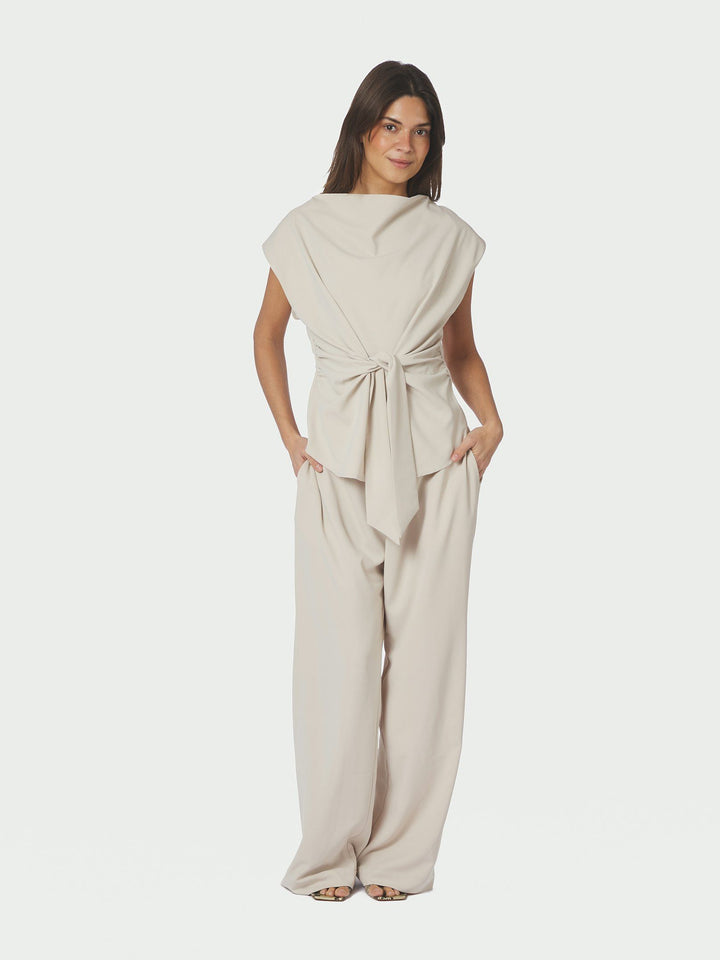 Neo Noir - Katarim Crepe Top - Ivory
