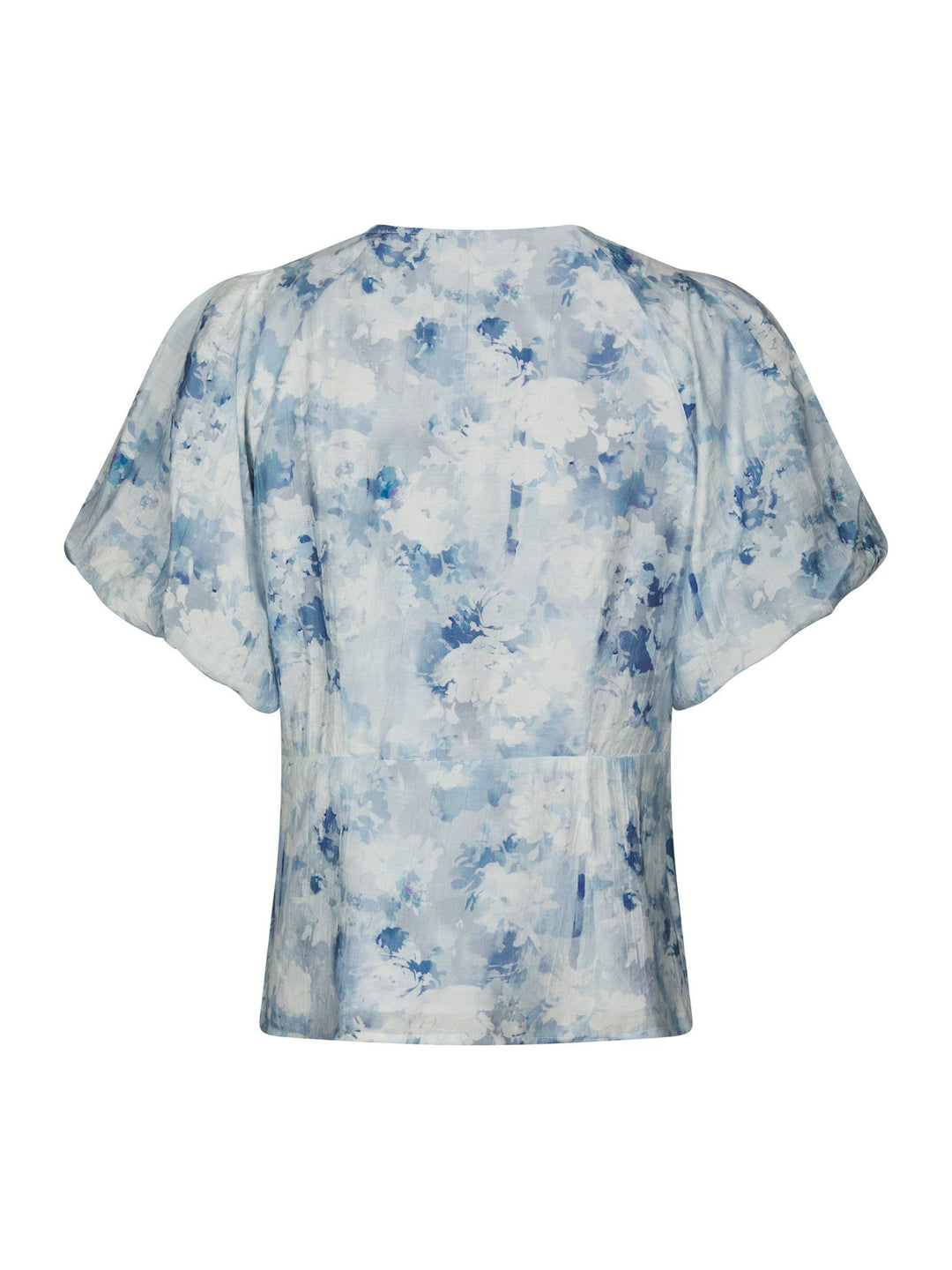 Neo Noir - Irina Floral Fusion Blouse - Blue