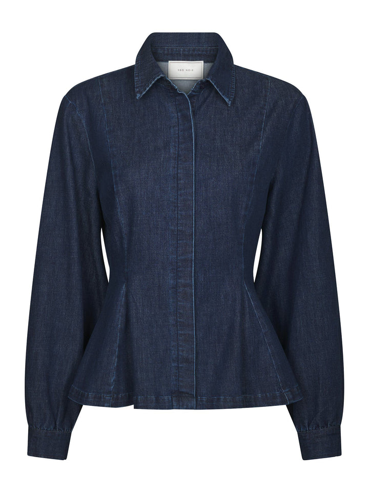 Neo Noir - Melody Denim Shirt - Dark Blue