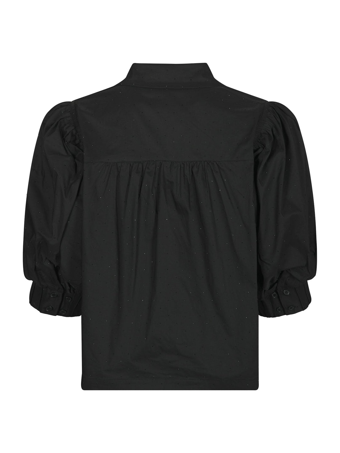 Neo Noir - Etta Poplin Bedazz Shirt - Black