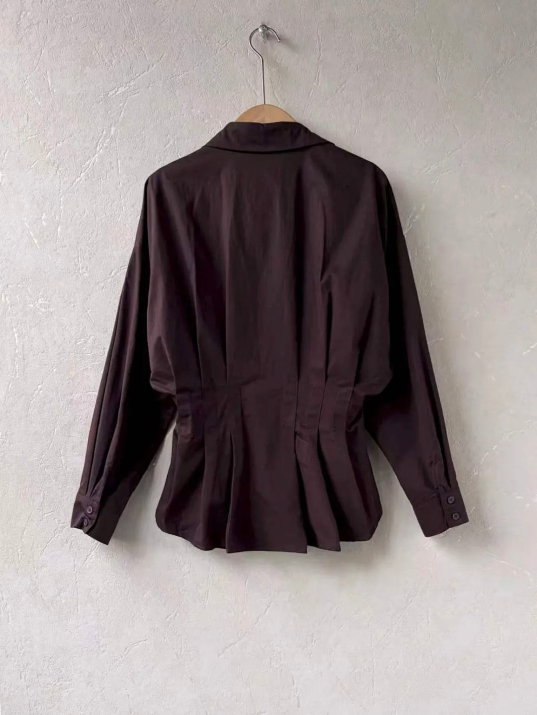 FRAN - Shirt - Dark Aubergine