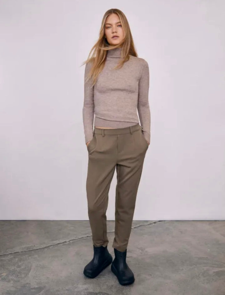 Lisa - Slim Pants - Morel