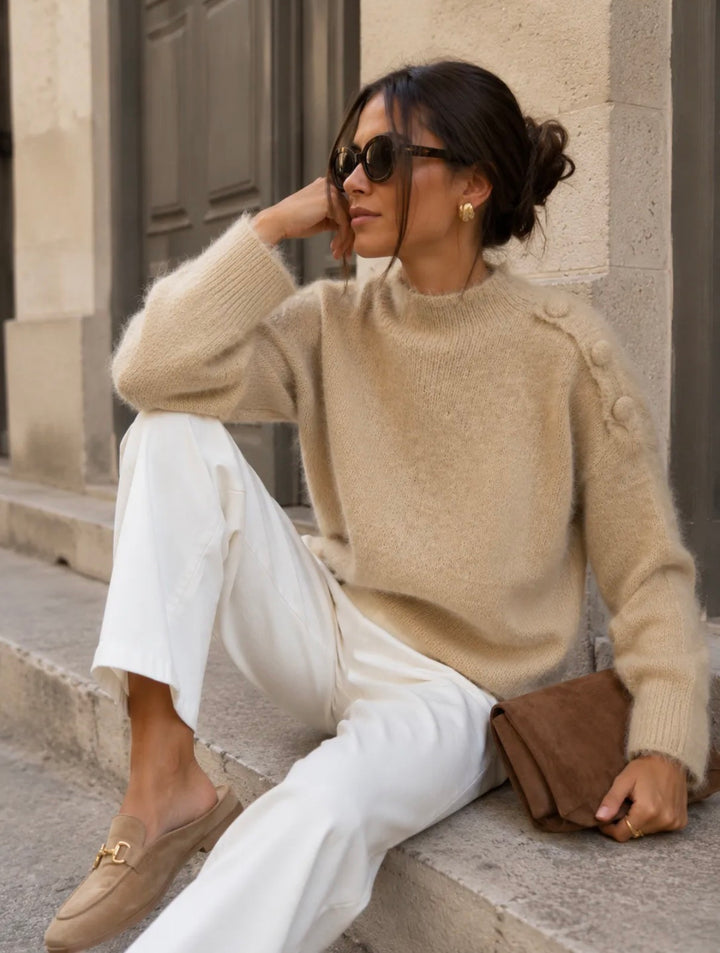 FEMME - Knit Jumper - Beige
