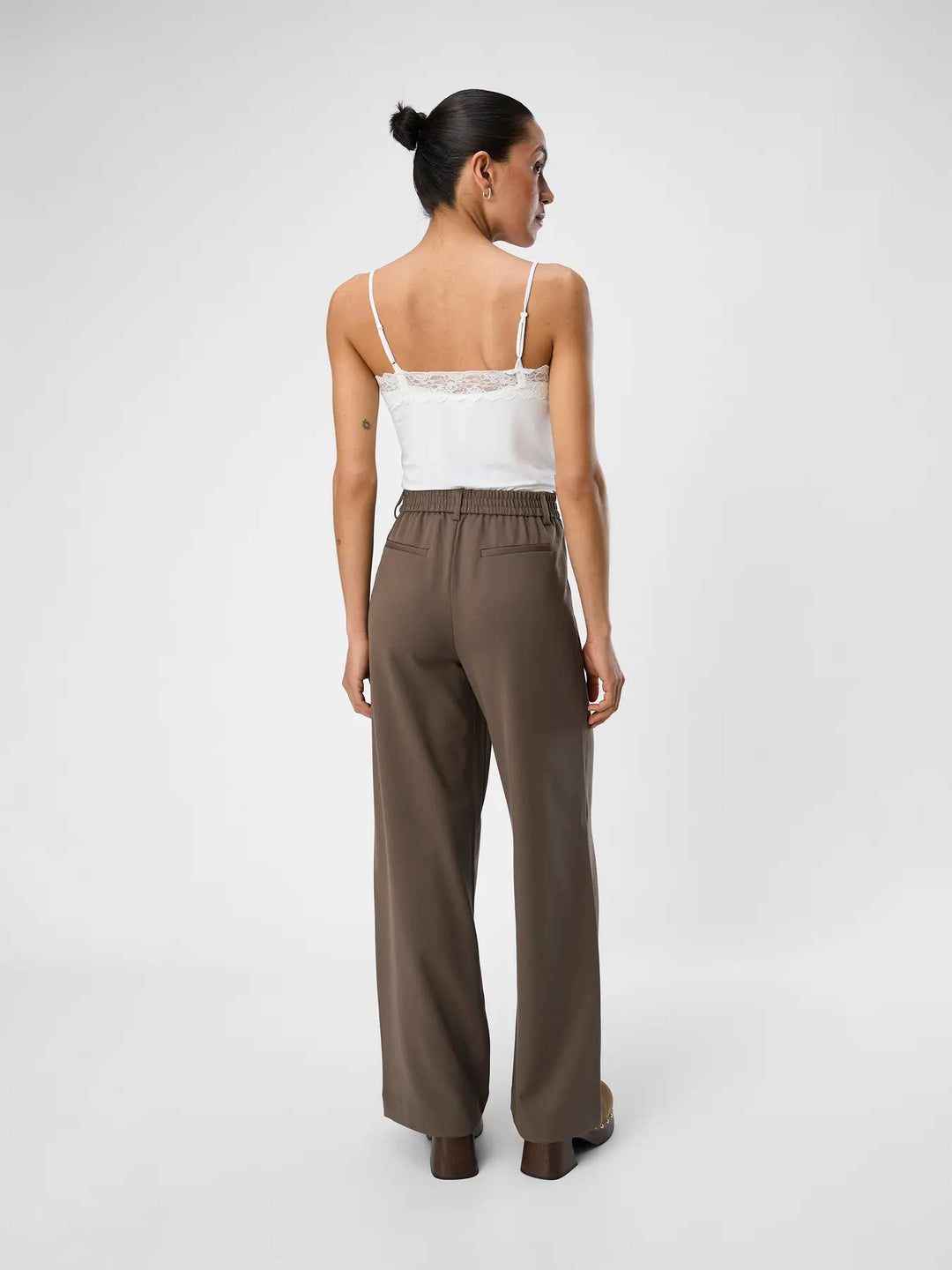 OBJECT - Lisa Wide Pants - Morel