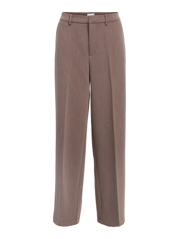 OBJECT - Sigrid Casual Pants - Seal Brown Melange