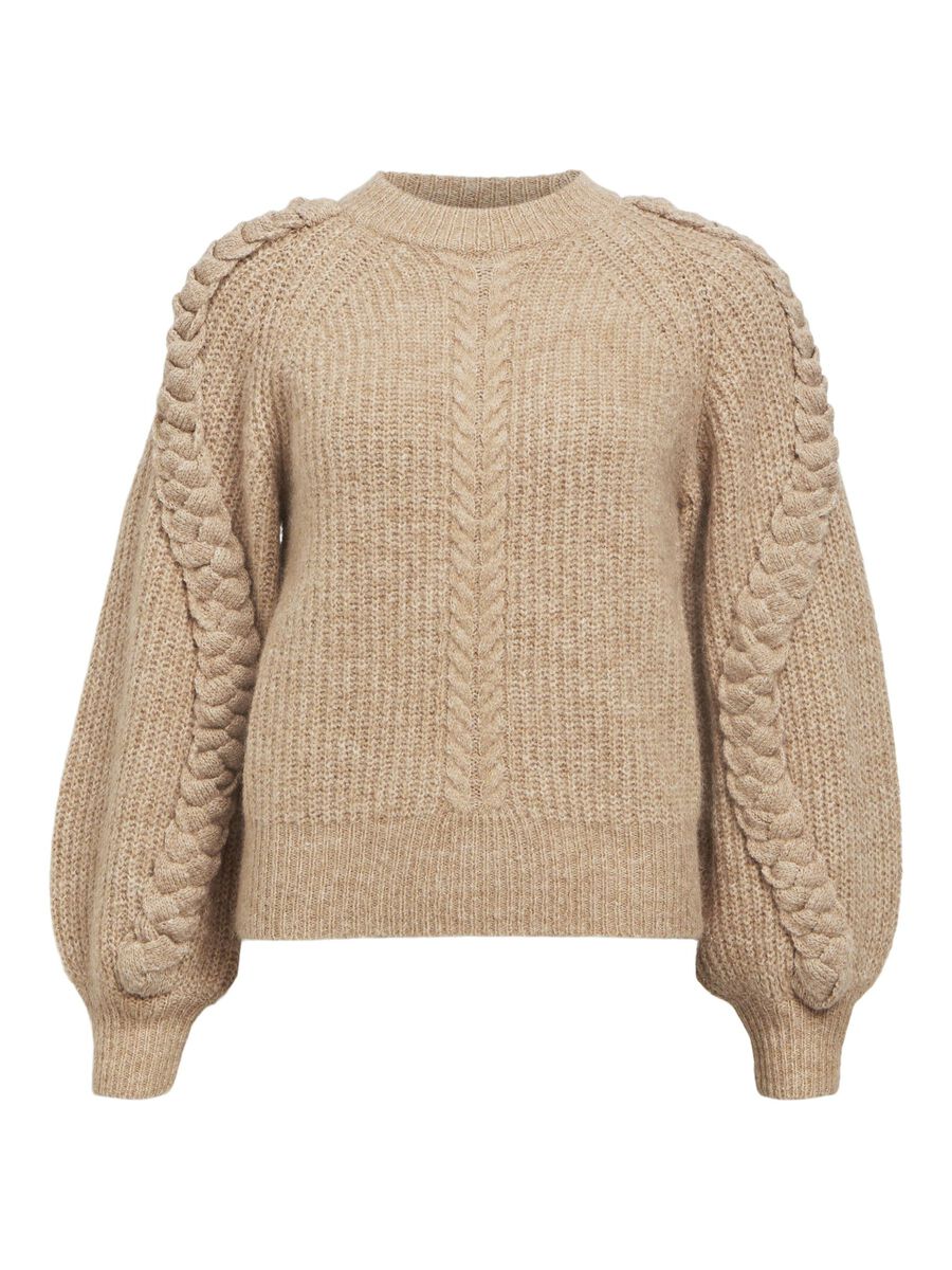 RUNA - Knit pullover - Morel Melange