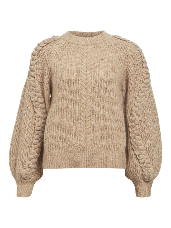 RUNA - Knit pullover - Morel Melange