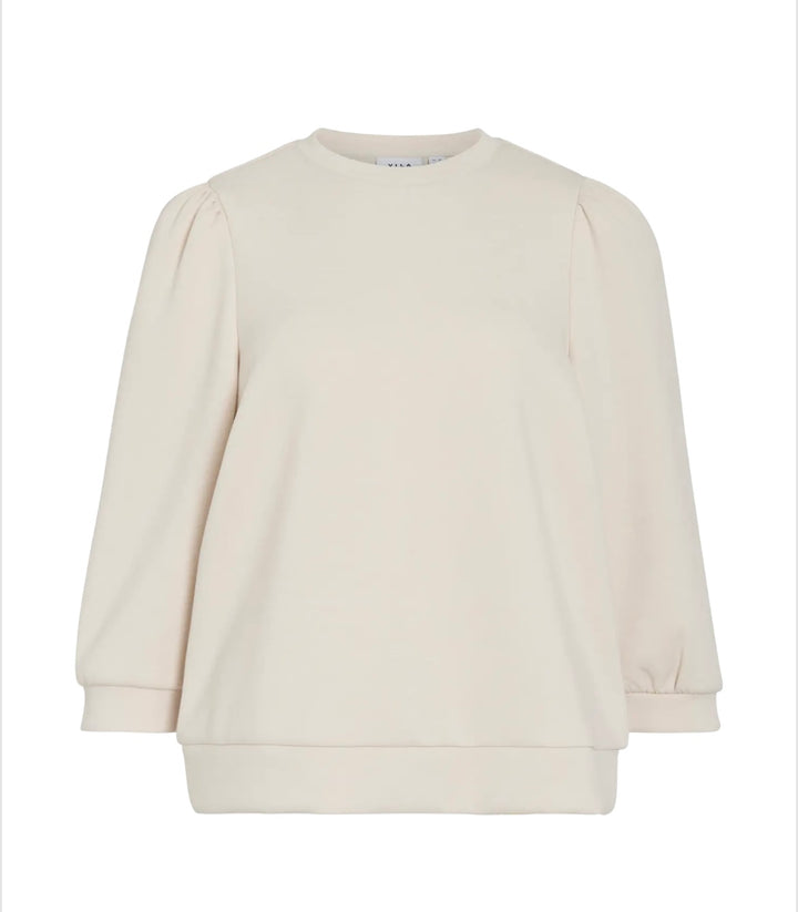 REFLECT - 3/4 Sweatshirt - Super Light Natural Melange