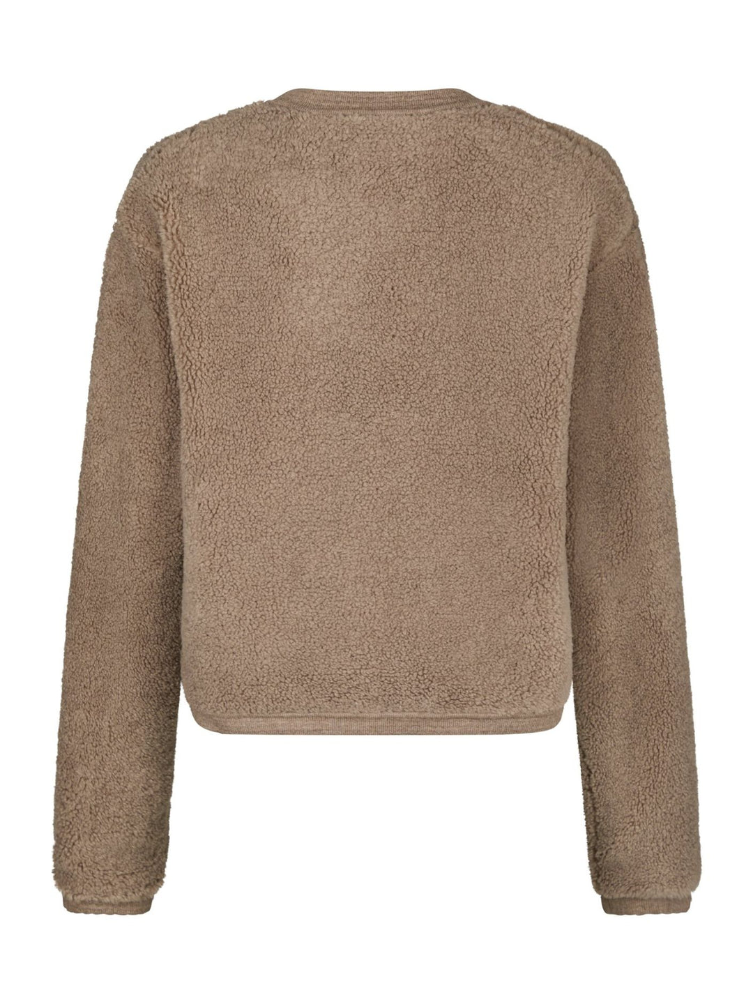 Neo Noir - Limo Fluffy Knit Cardigan - Dark Sand