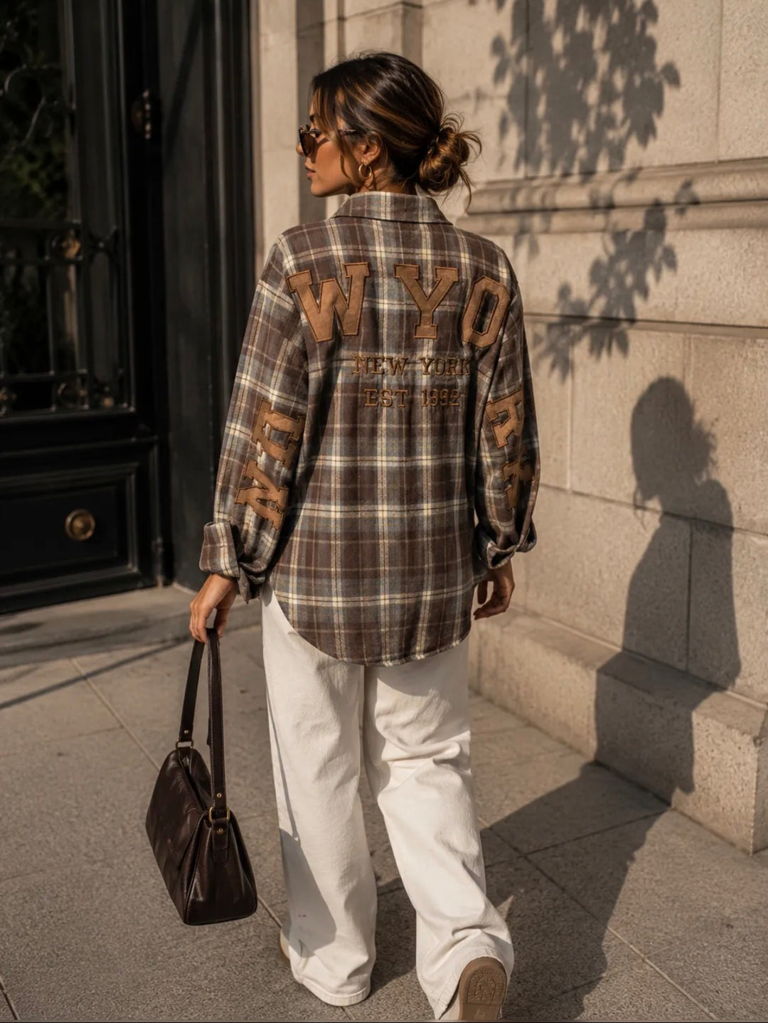 HILDA - Flanell Shirt - Brown
