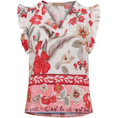 MARTA - Marita Shirt - Red