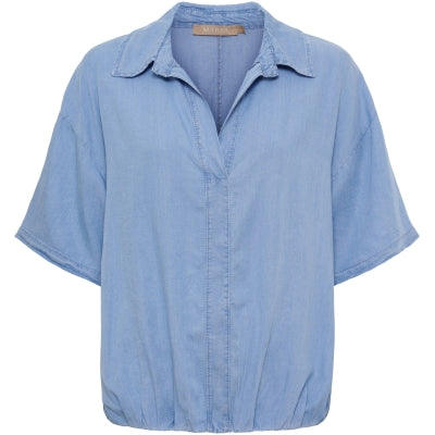 MARTA - Makayla - Denim Blouse - Light Blue