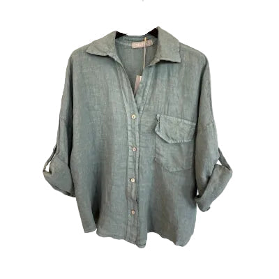 MARTA - Daria Linne Shirt - Khaki