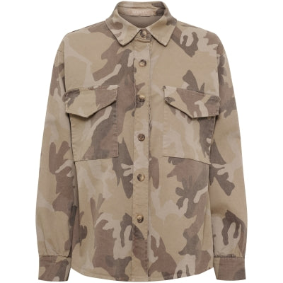 MARTA - Moonstone Camo Jacka/Skjorta - Beige Camo