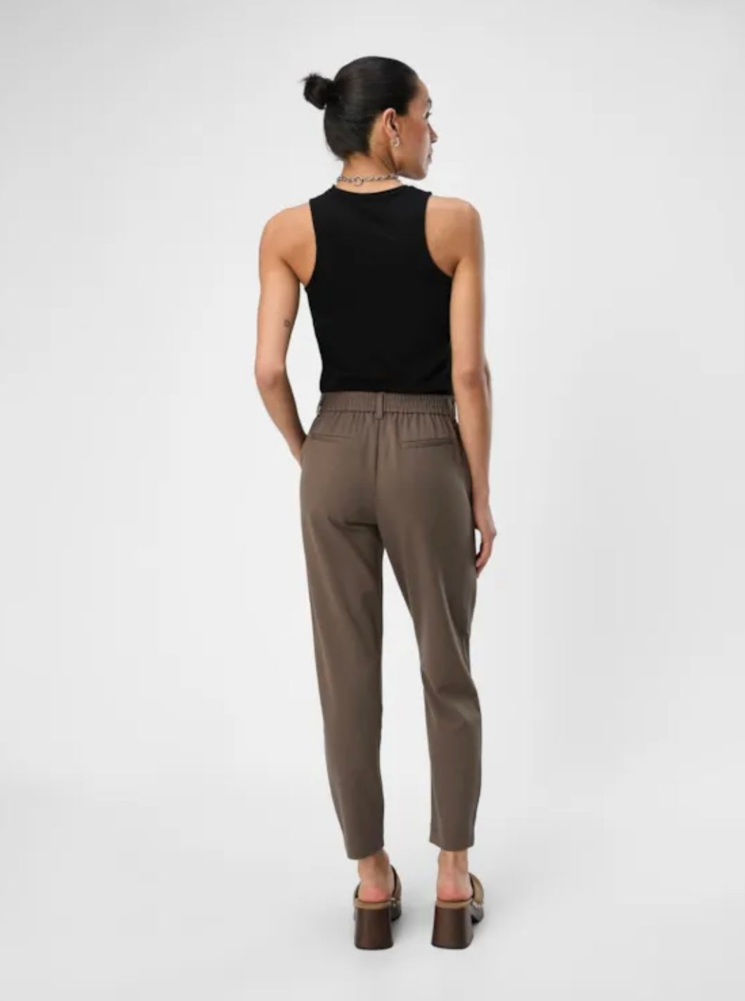 Lisa - Slim Pants - Morel