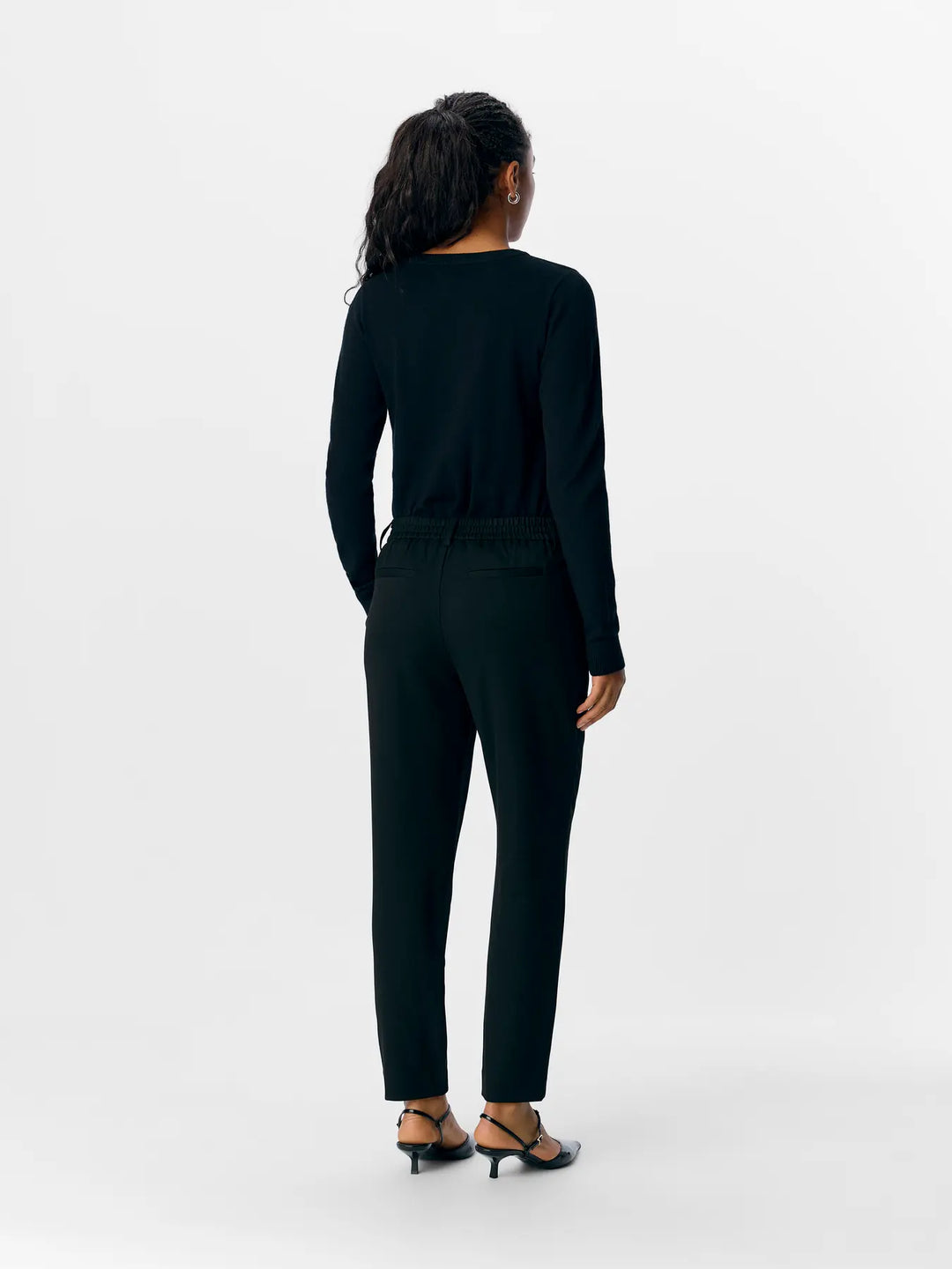 OBJECT - Lisa Slim Ankel Pants - Black