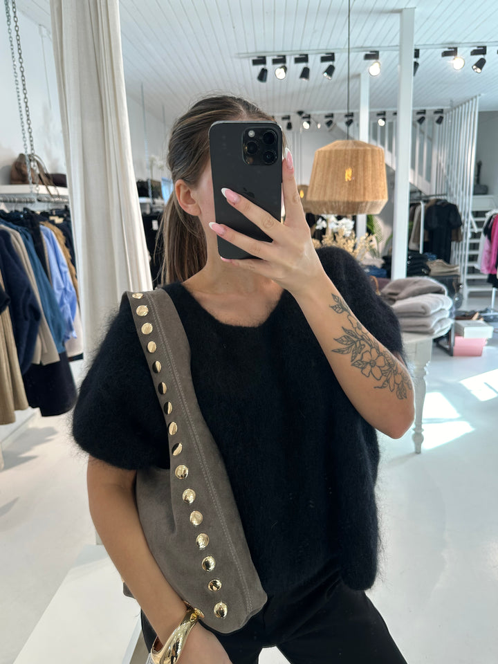 DOLCE - Sack bag i Mocka - Taupe