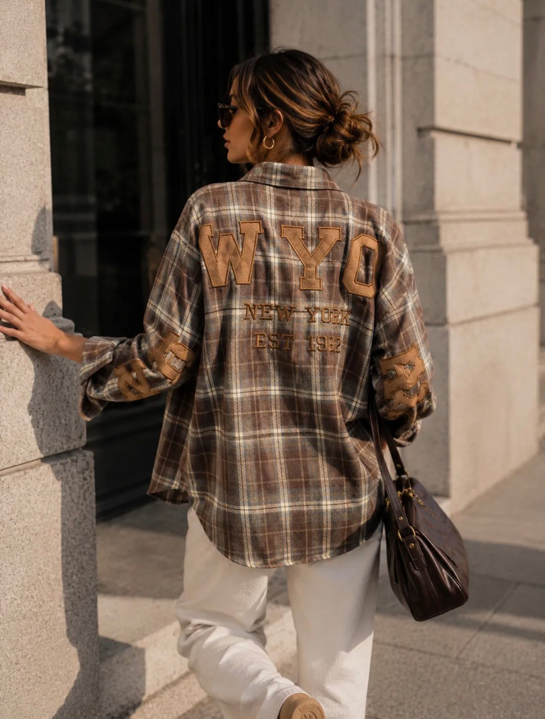 HILDA - Flanell Shirt - Brown