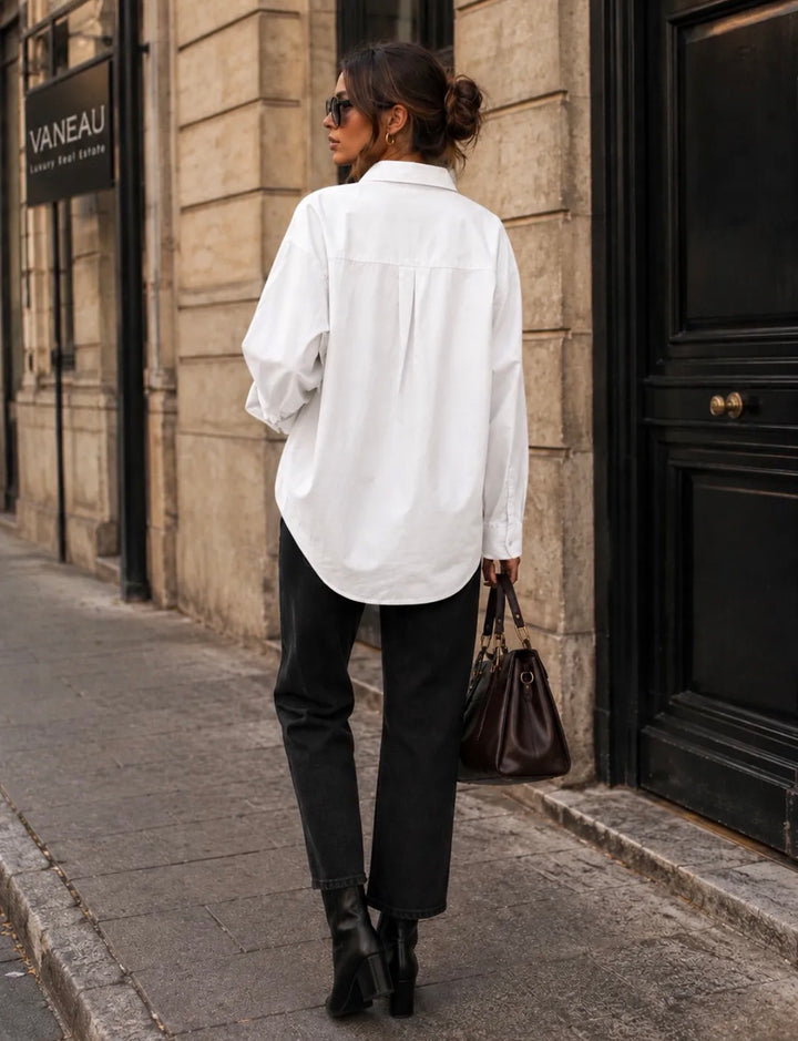 ESTRID - Oversized Shirt - White