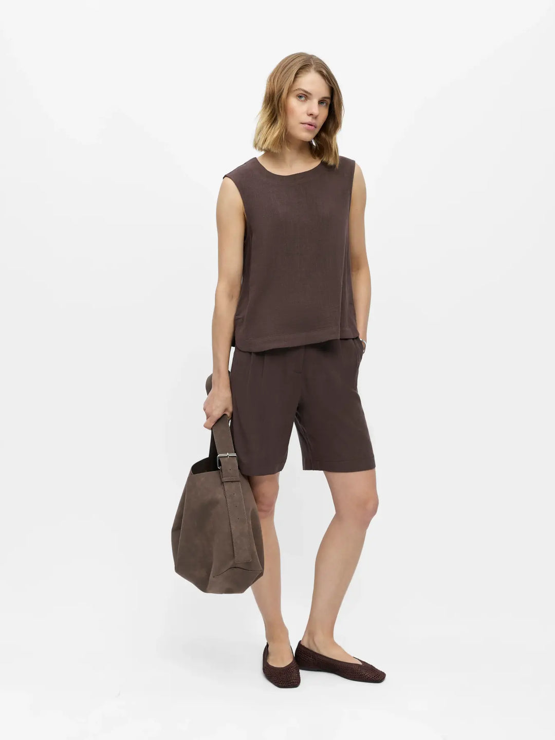 OBJECT - Sanne Top - Seal Brown