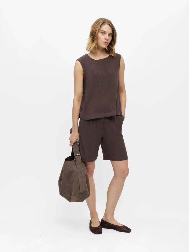 OBJECT - Sanne Top - Seal Brown