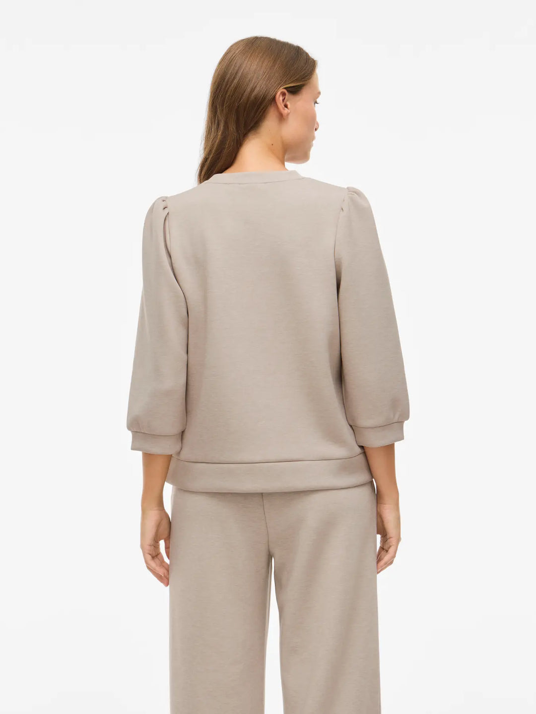 REFLECT - 3/4 Sweatshirt - Natural Melange