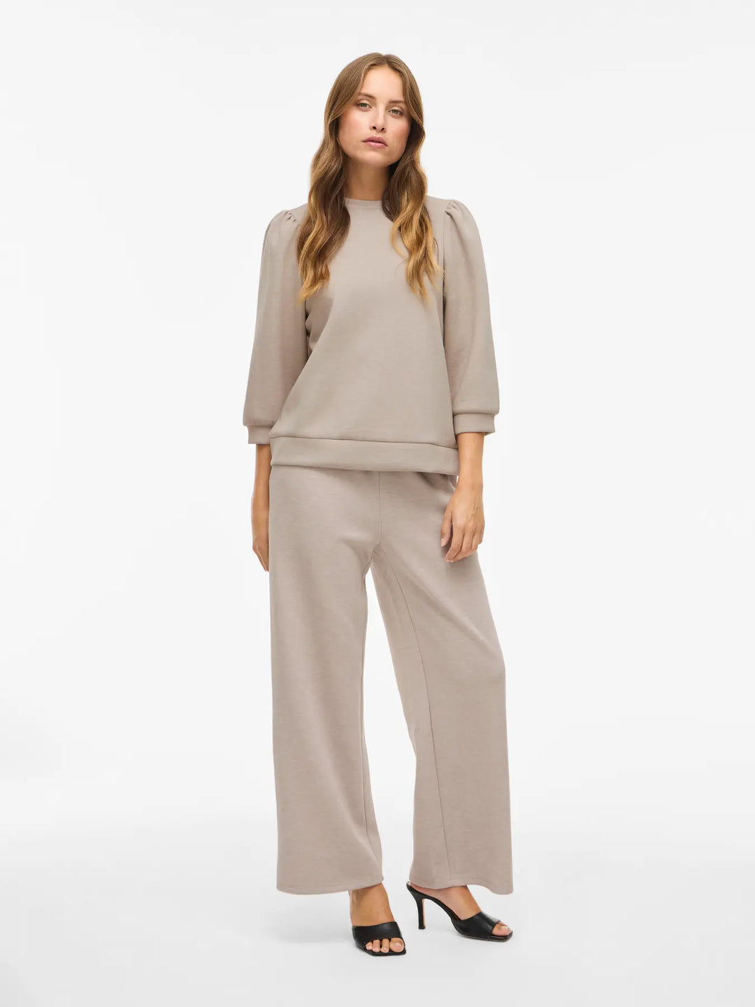 REFLECT - 3/4 Sweatshirt - Natural Melange